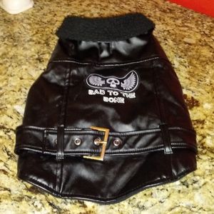 1107 Dogs "Bad To The Bone" Biker Jacket